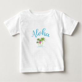アロハビーチ、ハワイアンバケーションクール ベビーTシャツ