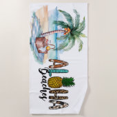 アロハビーチ!ビーチタオル ビーチタオル (正面)