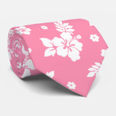 アロハピンククラシックハワイアンシームレスパターン ネクタイ (ロール)