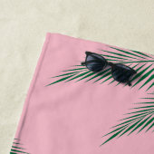アロハピンクビーチタオル ビーチタオル (インサイチュ)