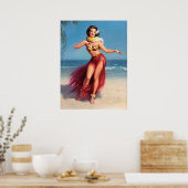 アロハピン留め ポスター (キッチン)