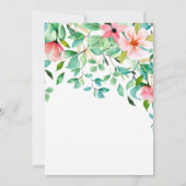 アロハフィフティトロピカル50ルアウ(ハワイ式宴会)誕生日招待状 招待状 (裏面)