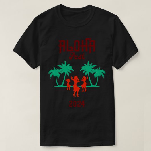 アロハフェスト2024 Tシャツ1 Tシャツ (デザイン正面)