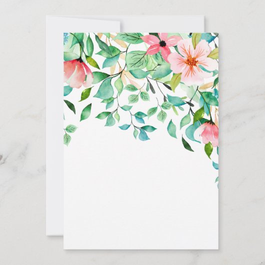 アロハフォーティトロピカルルアウ（ハワイ式宴会）誕生日招待状 招待状 (裏面)