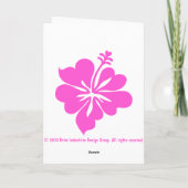 アロハフラガールイースターカード シーズンカード (裏面)