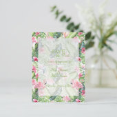 アロハフラミンゴトロピカルビーチ保存日 案内ポストカード (スタンド正面)