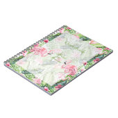 アロハフラミンゴトロピカルビーチ結婚式ゲストハウス ノートブック (左側)