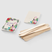 アロハフラミンゴトロピカル ハンドファン (組立なし)