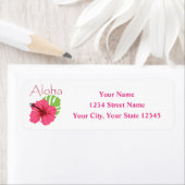 アロハフラワー住所 シール (インサイチュ)