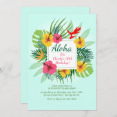 アロハフローラ招待状 招待状 (正面/裏面)