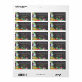 アロハブライダルシャワールアウ（ハワイ式宴会）住所 シールシール ラベル (フルシート)