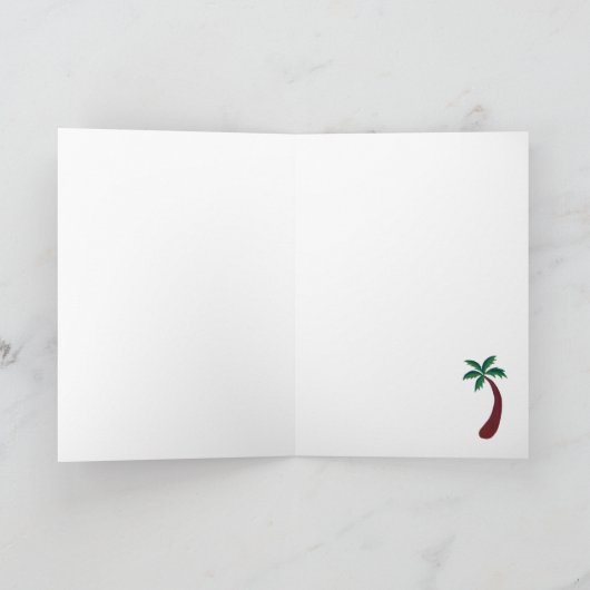 アロハブラックラブラドール カード (内部)