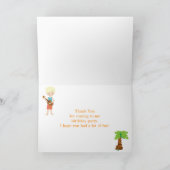 アロハブロンドヘアボーイサンキューカード サンキューカード (内部)
