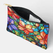 アロハプリントパターン アクセサリーポーチ (見開き)