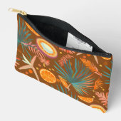 アロハプリントパターン アクセサリーポーチ (見開き)