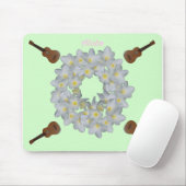 アロハプルメリアの花輪 マウスパッド (マウス)