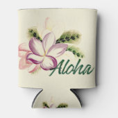 アロハプルメリア 缶クーラー (正面)