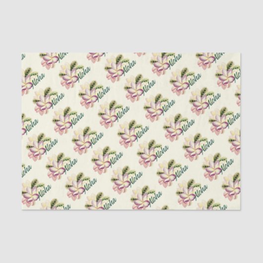 アロハプルメリア 薄葉紙 (正面)