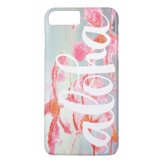 アロハプルメリアiPhoneケース Case-Mate iPhoneケース (裏面)