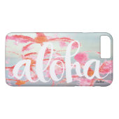 アロハプルメリアiPhoneケース Case-Mate iPhoneケース (裏面(横))