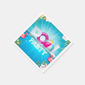 アロハプールパーティー スタンダードカクテルナプキン (角)