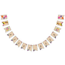 アロハベビーシャワーのバンティングバナー