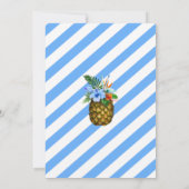 アロハベビーシャワーハワイアンルアウ（ハワイ式宴会） 招待状 (裏面)