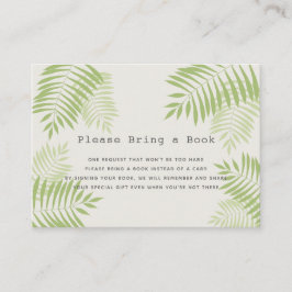 アロハベビーシャワー予約カードを持って来て エンクロージャーカード