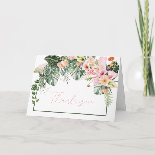 アロハベビーシャワー サンキューカード (正面)