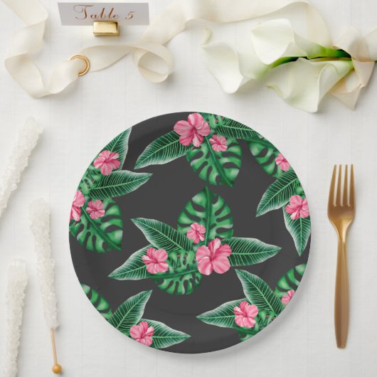 アロハベビーシャワー ペーパープレート (ウェディング)