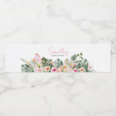 アロハベビートロピカルベビーシャワー ペットボトルラベル (シングルラベル)