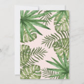 アロハベビー新鮮な夏のフルーツ赤ちゃんシャワー 招待状 (裏面)