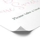 アロハベビー熱帯ベビーシャワーベビーは甘い ポスター (角)