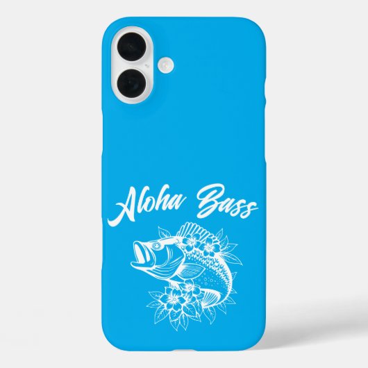 アロハベースハワイアンライトブルー Case-Mate iPhoneケース (裏面)