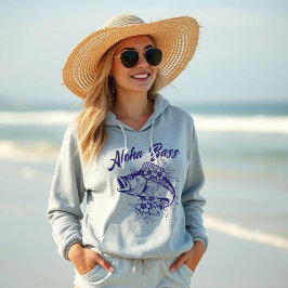 アロハベースハワイアン熱帯花 – フィッシャーマン –  パーカ