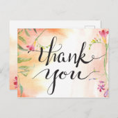 アロハボホ結婚のフリーシアありがとう ポストカード (正面/裏面)