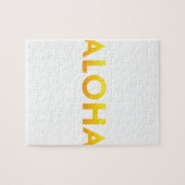 アロハマウイハワイのプリント ジグソーパズル (横)