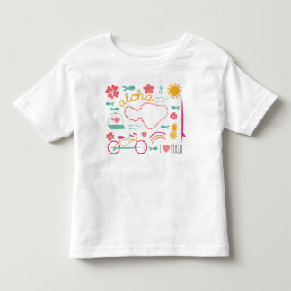"アロハマウイ"のTシャツ トドラーTシャツ