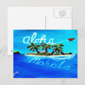 アロハマハロー ポストカード (正面/裏面)