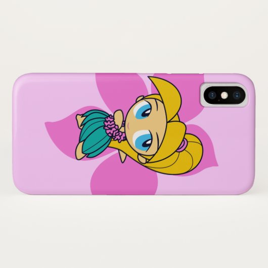 アロハミツハワイアンピンクハイビスカスフラガール Case-Mate iPhoneケース (裏面(横))