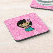 アロハミツフラガールヒビスカスコースター コースター (左側)