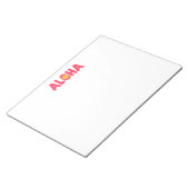 アロハメモ帳 ノートパッド (アングル)