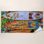 アロハヤール ビーチタオル (正面)