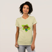 "アロハライムの蜂蜜"の女性ティー Tシャツ (正面フル)