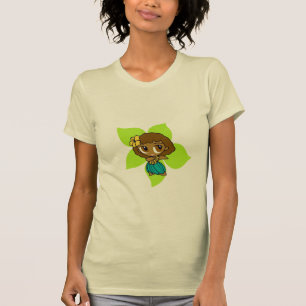 "アロハライムの蜂蜜"の女性ティー Tシャツ