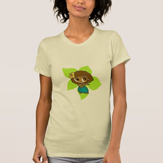 "アロハライムの蜂蜜"の女性ティー Tシャツ (正面)
