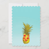 アロハルアウ誕生日パーティー 招待状 (裏面)