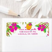 アロハルアウ（ハワイ式宴会）ガールズトロピカルバースデーパーティー ラベル (インサイチュ)