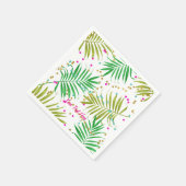 アロハルアウ（ハワイ式宴会）トロピカル葉スバースデーパーティー スタンダードカクテルナプキン (角)