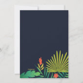 アロハルアウ（ハワイ式宴会）招待状 招待状 (裏面)